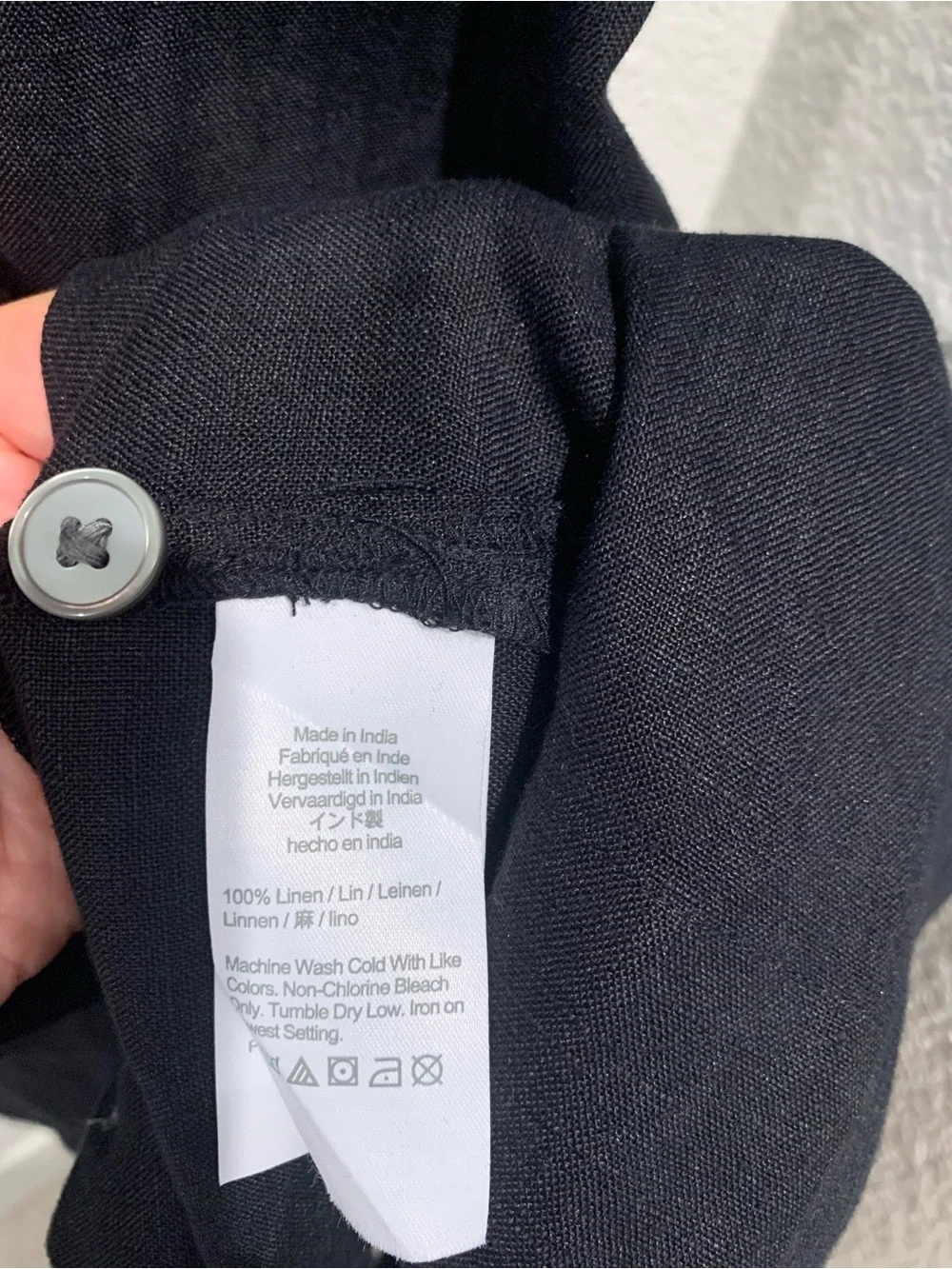 J. Crew Black Cap-Sleeve Tie-Waist Midi Dress